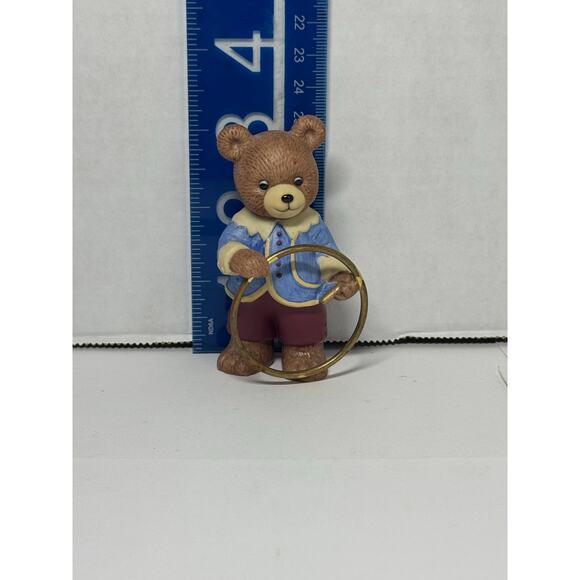 Vintage 1996 Bronson Collectibles Porcelain Lot of 2 Circus & Town Country Bear - Picture 11 of 11